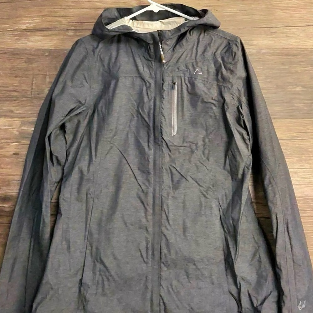 Paradox Charcoal Hooded Raincoat